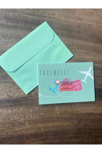 Greeting Card - Farewell Travel 